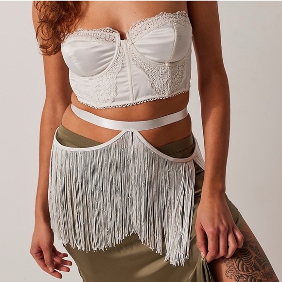 NWT Free People Kilo Brava Fringe It Skirt - Picture 1 of 6
